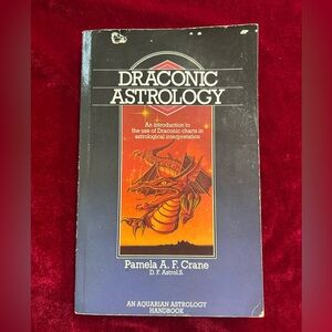 SUPER RARE Vintage Astrology Book - Draconic Astrology - Pamela Crane